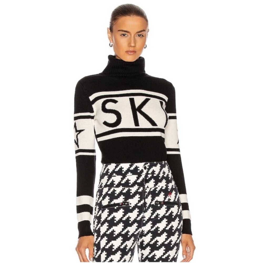 Perfect Moment Schild ski sweater in black NWT
